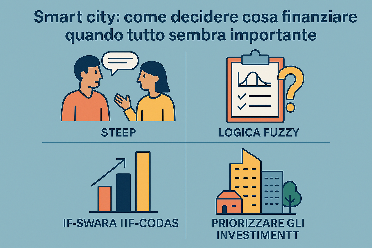 Smart City: criteri e metodi per stabilire le priorità di investimento